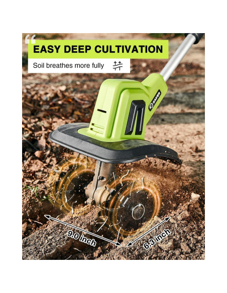 Cultivador eléctrico inalámbrico Saker SK-TC18B 22V 6.83 kg