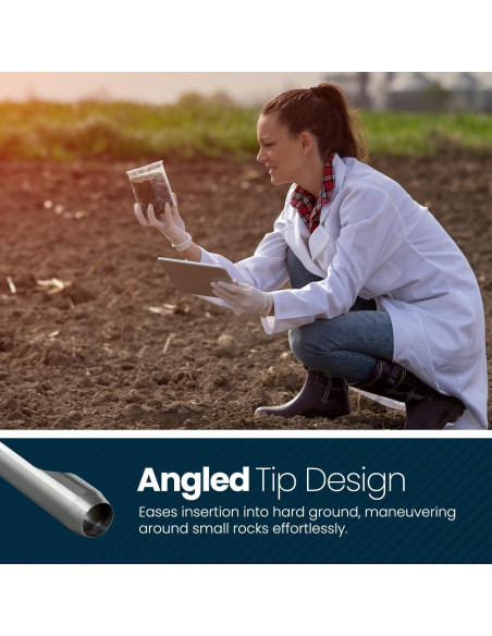 Muestreador de Suelo Varomorus Acero Inoxidable 30.48 cm