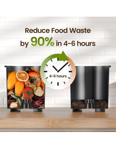 Contenedor de Compostaje Eléctrico Topzee 3L Sin Olores