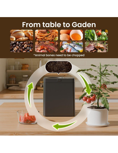 Contenedor de Compostaje Eléctrico Topzee 3L Sin Olores