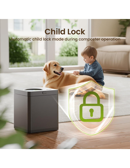 Contenedor de Compostaje Eléctrico Topzee 3L Sin Olores