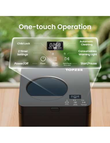 Contenedor de Compostaje Eléctrico Topzee 3L Sin Olores