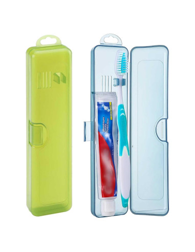 Estuche de Cepillo de Dientes de Viaje YS-002 Portátil 2 Pcs