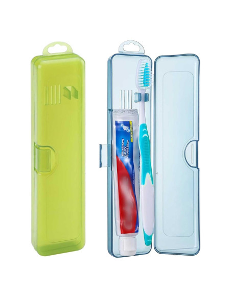 Estuche de Cepillo de Dientes de Viaje YS-002 Portátil 2 Pcs