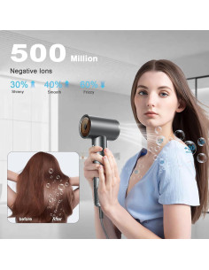 Secador de Pelo Iónico Profesional lpstea 110,000 RPM 34.9x11.2 cm 2