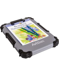 Tablero de Dibujo ArtBin 6838AG Portátil con Almacenamiento Gris 2