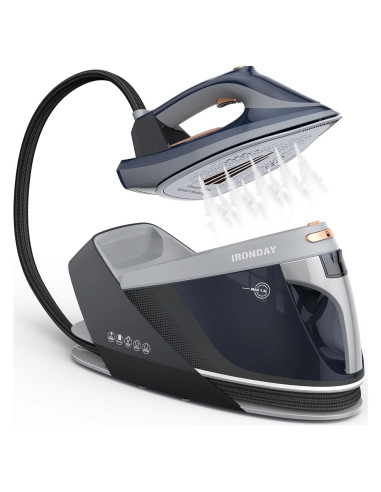 Estación de Vapor IRONDAY SL-8808X 1800W 1.5L Cerámica Azul
