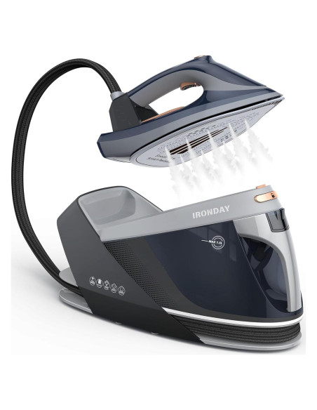 Estación de Vapor IRONDAY SL-8808X 1800W 1.5L Cerámica Azul