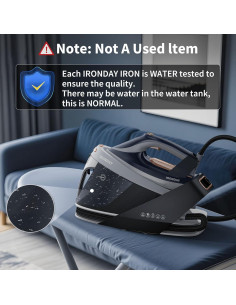 Estación de Vapor IRONDAY SL-8808X 1800W 1.5L Cerámica Azul 2