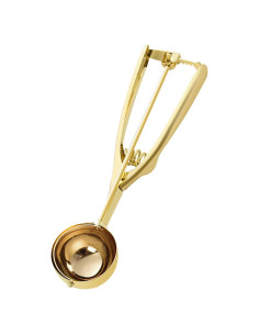 Cuchara de Helado Dorada de Acero Inoxidable 3 Tamaños