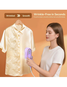 Plancha de Vapor Portátil JZOOM S9 2-en-1 1000W 150ml 2