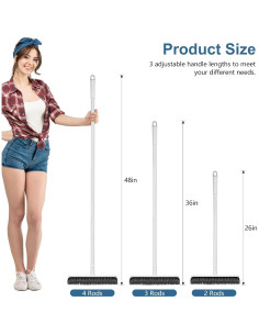 Cepillo de Fregado 2 en 1 SetSail con Mango Ajustable 121.92 cm 2