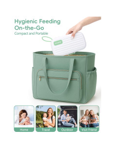 Limpiador Eléctrico de Botellas YASEW Verde 2000mAh Portátil 2