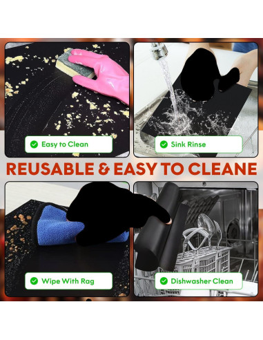 Juego de 3 forros para horno Grill Magic 58.4x41.3 cm antiadherente