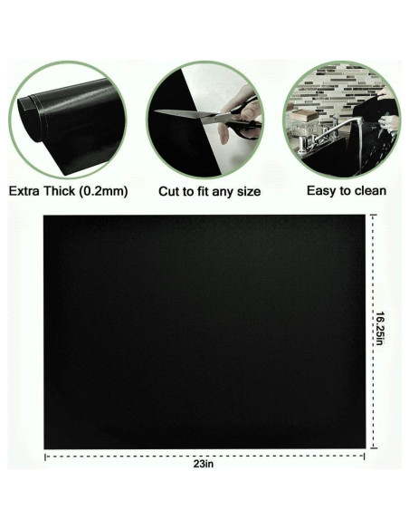 Juego de 3 forros para horno Grill Magic 58.4x41.3 cm antiadherente