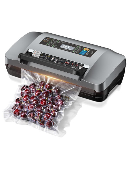 Máquina de Sellado al Vacío QIQIAOB SV608 Automática 130W