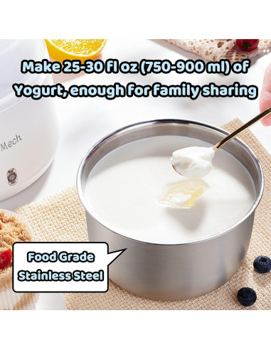 Máquina de Yogur JoyMech 1.04L Control de Temperatura