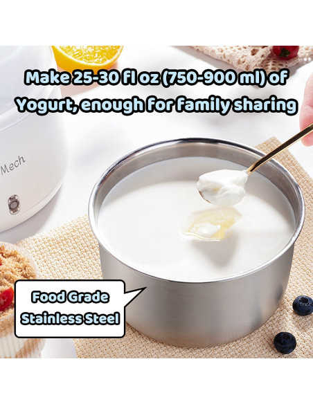 Máquina de Yogur JoyMech 1.04L Control de Temperatura