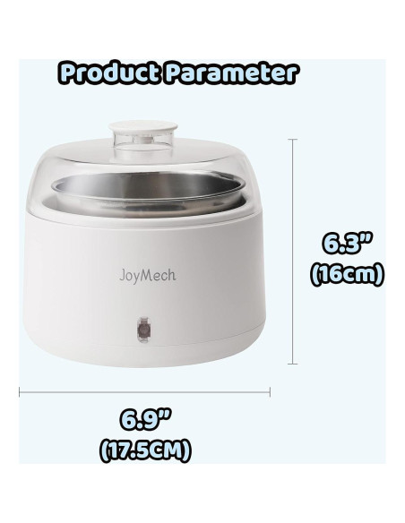 Máquina de Yogur JoyMech 1.04L Control de Temperatura
