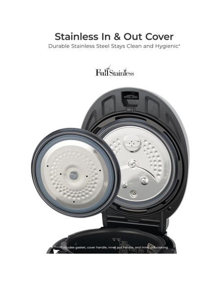 Olla Arrocera Eléctrica a Presión Cuckoo CRP-P1009SB 10 Tazas