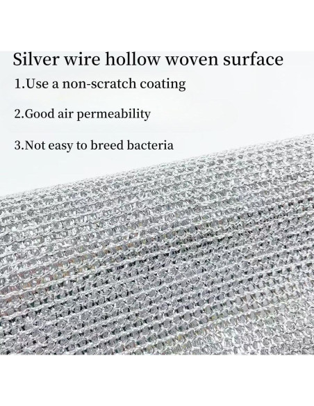 10 Paños de Cocina Reutilizables SXSWNSDLX 20x20 cm Antirayaduras