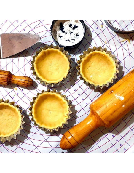 12 Moldes para Tartas de Acero Inoxidable Camland - Antiadherentes