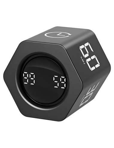 Temporizador Pomodoro Qumox F6 - Digital, Silencioso, 1-60 Min