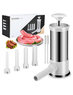 Embutidora de Salchichas Manual Kailida 1kg Acero Inoxidable