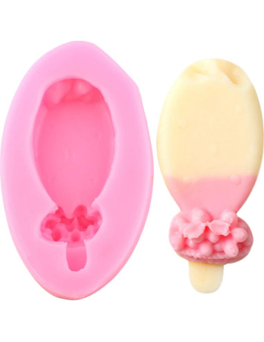 Molde de Silicona para Mini Helado Mujiang - Set de 5 Piezas