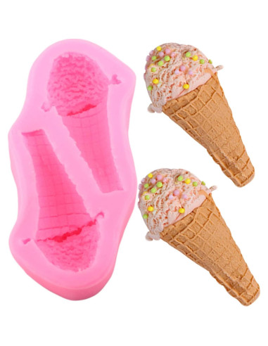 Molde de Silicona para Mini Helado Mujiang - Set de 5 Piezas