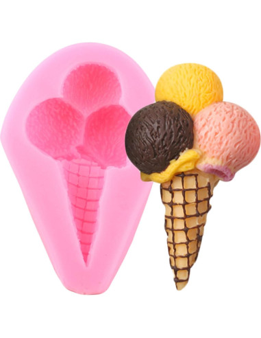 Molde de Silicona para Mini Helado Mujiang - Set de 5 Piezas