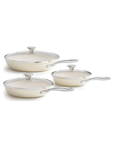 Juego de Sartenes Cerámicas Antiadherentes Redchef 3 Piezas