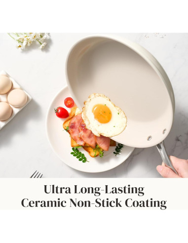 Juego de Sartenes Cerámicas Antiadherentes Redchef 3 Piezas