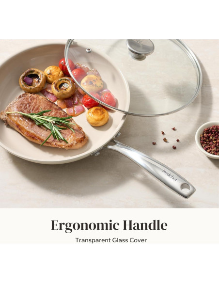 Juego de Sartenes Cerámicas Antiadherentes Redchef 3 Piezas