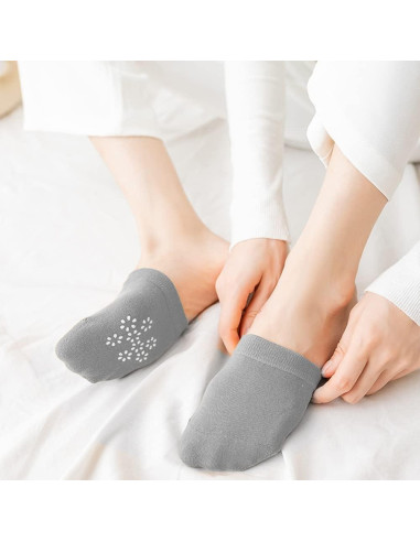 Medias Invisibles Antideslizantes Jinny's Shoppe Mujeres 8 pares