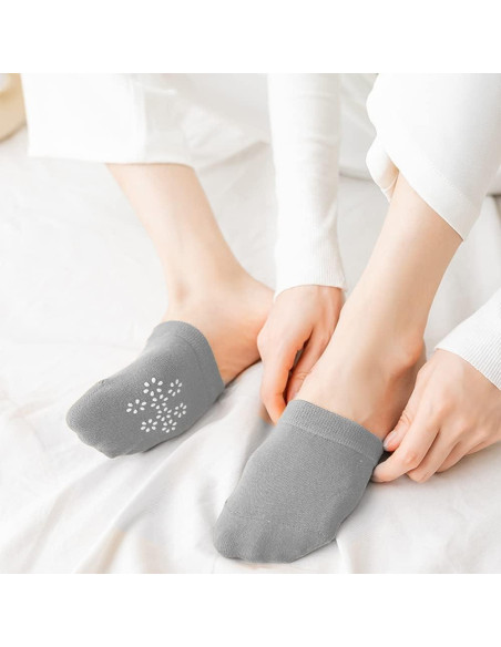 Medias Invisibles Antideslizantes Jinny's Shoppe Mujeres 8 pares