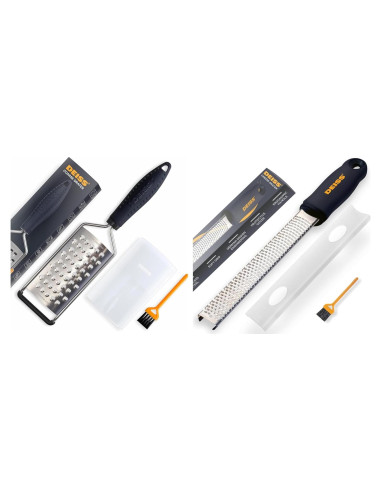 Rallador Grueso Deiss PRO de Acero Inoxidable Antideslizante