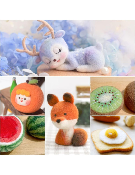 Kit de Agujas de Fieltro Veroave 385 Pcs con Bolsa de Almacenamiento