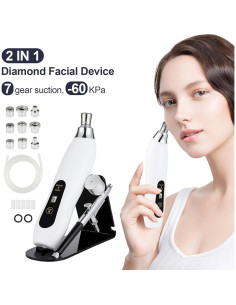 Máquina de Microdermoabrasión de Diamante IeBilif, 7 Modos 2