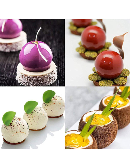 Molde de Silicona 3D AFINSEA para Pasteles y Postres - 8 Cavidades