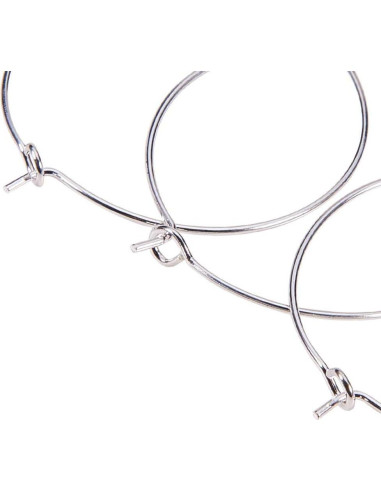 300 Anillos de Encanto para Copas de Vino Onwon DIY Plateados