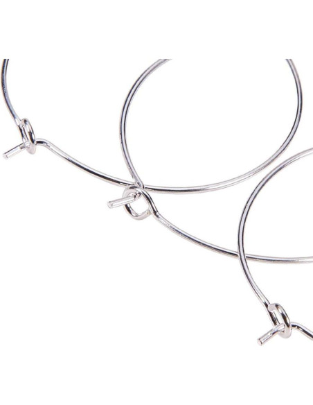 300 Anillos de Encanto para Copas de Vino Onwon DIY Plateados