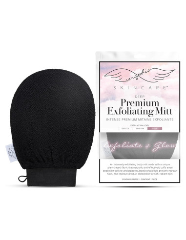 Guante Exfoliante Profundo Seraphic Skincare - Mitón de Fibra Viscosa para Piel Sensible