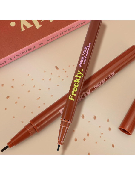 Bolígrafo de Pecas Falsas CLLFUU 2PCS Secado Rápido