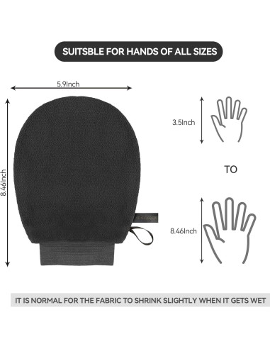 Guantes Exfoliantes YPNZXQDX 2 Pcs para Ducha - Limpieza Profunda