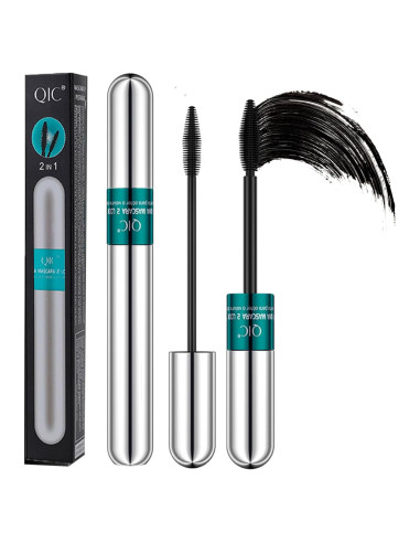 Máscara 2 en 1 NaSeny Negra Impermeable Volumen y Longitud