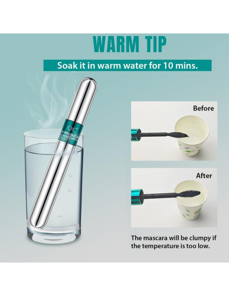 Máscara 2 en 1 NaSeny Negra Impermeable Volumen y Longitud