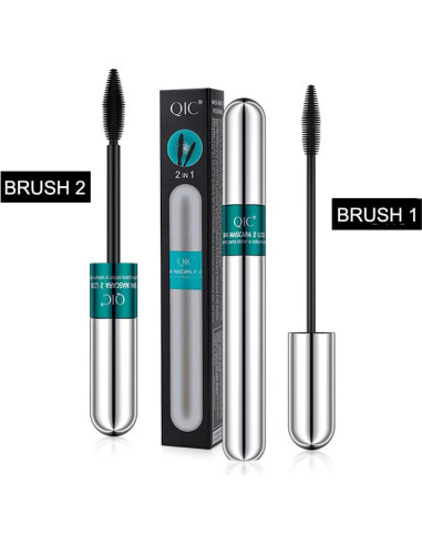 Máscara 2 en 1 NaSeny Negra Impermeable Volumen y Longitud