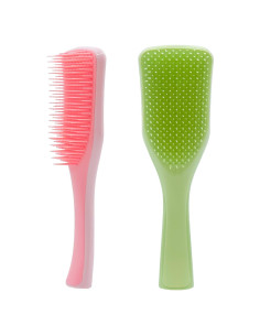 Cepillo Desenredante WYNK para Todo Tipo de Cabello - Verde y Rosa