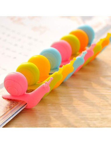 10 Infusores de Té de Silicona Caracol Dreamxue - Colorido